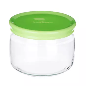 PASABAHCE Банка Cesni, 420мл, h90мм, стекло, пластик, 43002B