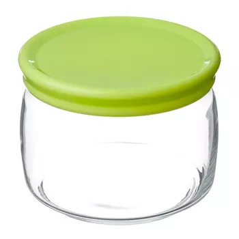 PASABAHCE Банка с пластик. крышкой Чешни 420мл, стекло 43002B