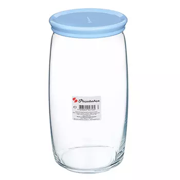 PASABAHCE Банка стеклянная 1500мл Cesni с пласт.крышкой, 43023SLB