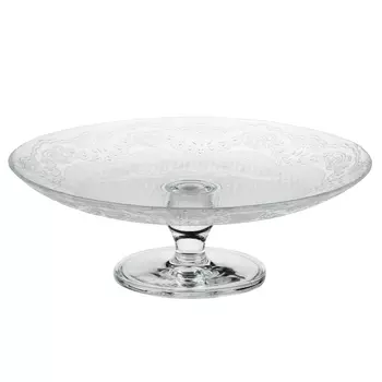 PASABAHCE Блюдо на ножке ЛЕЙСИ d=250 мм, высота 9см, стекло, 96136B
