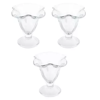 PASABAHCE Набор креманок 3шт "Ice ville" h11,8см, 51068b