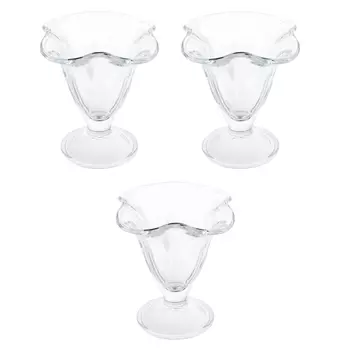 PASABAHCE Набор креманок 3шт "Ice ville" h11,8см, 51068b