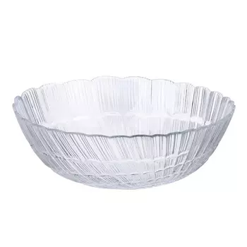 Pasabahce салатник d. 226 мм, закаленное стекло, "атлантис", в индивидуальной уп.