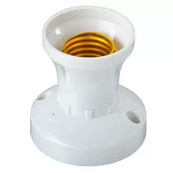 Патрон прямой потолочный Е27, бакелит, 3А 250В