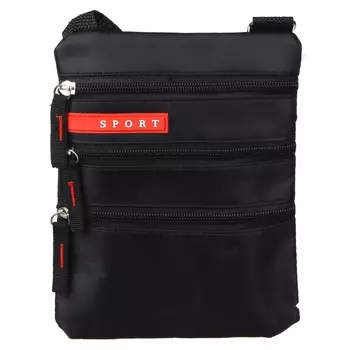 PAVO Сумка для документов sport, полиэстер, 21х17см, цвет черный