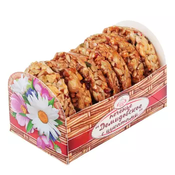 Печенье злаковое "Демидовское с цукатами", 0,22 кг