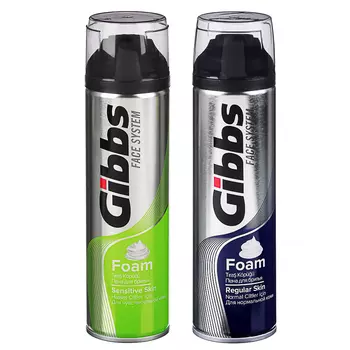 Пена для бритья GIBBS Regular/Cенситив,200мл,арт.406