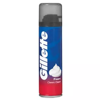 Пена для бритья GILLETTE Classic Clean (чистое бритье) ж/б 200мл