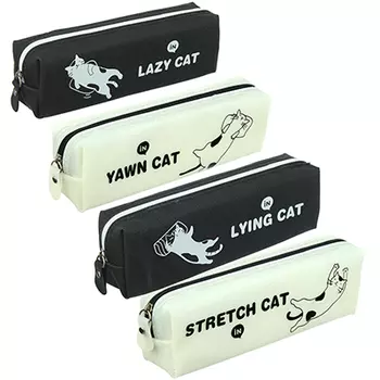 Пенал Коты 20x5х6 см, 4 дизайна