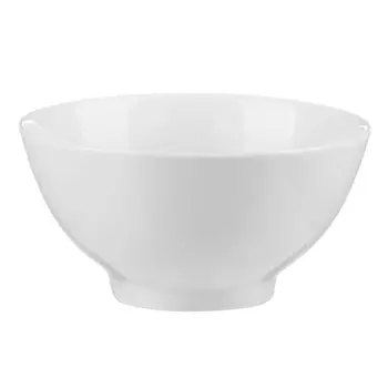 Пиала без рисунка белая 370 мл, фарфор