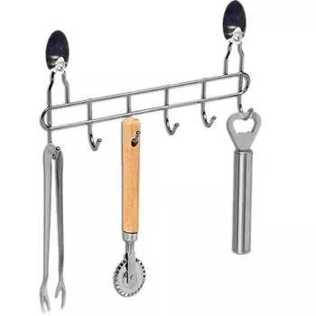 Планка с крючками 6 шт на самоклеющихся креплениях, ARTEX арт. 29 21 05