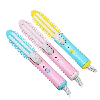 Плойка для волос LEBEN с функцией расчески, алюминий/пластик, 3 цвета 259-132