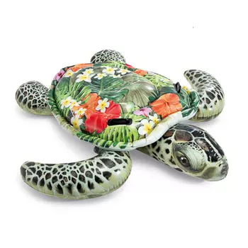 Плотик надувной, 191х170 см, возраст от 3 лет, INTEX Черепаха, 57555