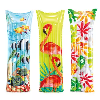 Пляжный надувной матрас INTEX 59720, 183x69 см 3 цвета