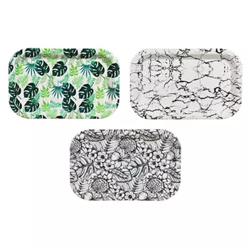 Поднос пластик, Фантазия-3, 39х25х1,7см, 3 дизайна