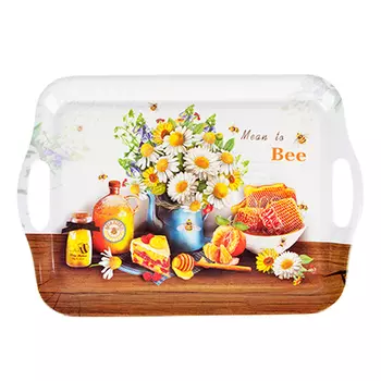 Поднос пластиковый, 41х29,5х2см, VETTA "Медовый аромат"