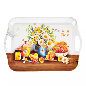 Поднос пластиковый, 41х29,5х2см, VETTA "Медовый аромат"