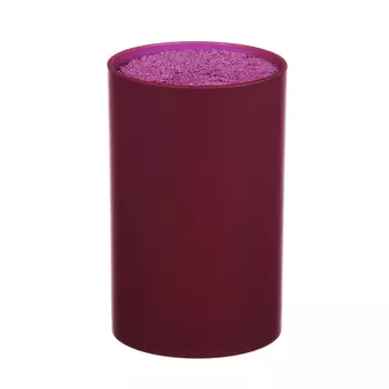 Подставка для ножей SATOSHI, с полипропиленовыми разделителями 9x9x14 см, круглая