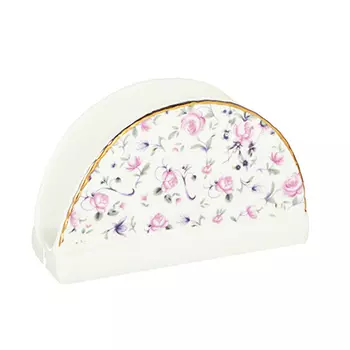 Подставка для салфеток, костяной фарфор, 12,5х4х7,5 см, MILLIMI "Пастораль"