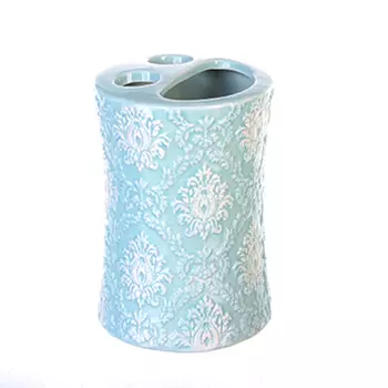 Подставка для зубных щеток, керамика, мятный, VETTA