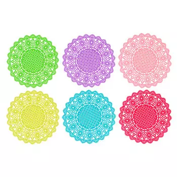 Подставка под горячее 2шт., резина, 19см