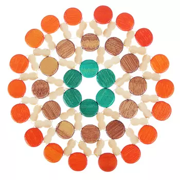 Подставка под горячее бамбук d16см