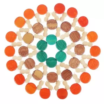 Подставка под горячее бамбук d16см