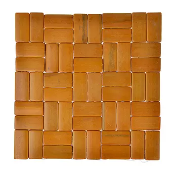 Подставка под горячее бамбук "Паркет" 14х14см, 2208-D2