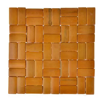 Подставка под горячее бамбук "Паркет" 14х14см, 2208-D2