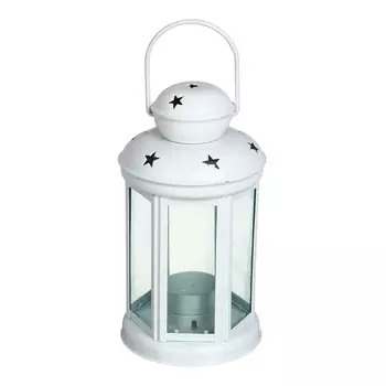 Подсвечник "Фонарь", металл, 10x10x18 см