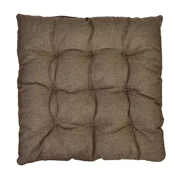 Подушка на стул, 40x40см, рогожка, полиэстер, 3 цвета