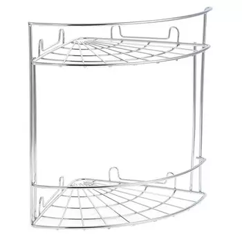 Полка настенная, угловая, двухъярусная, ARTEX Slim, арт. 27 10 38