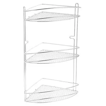 Полка настенная, угловая, трёхъярусная, высокая, ARTEX Star, арт.29 16 65