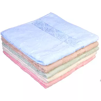 Полотенце банное махровое, хлопок, 70х140см, 5 цветов, "Пастэль"