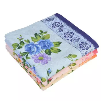 Полотенце для лица махровое, хлопок, 50х100см, 3 цвета, VETTA