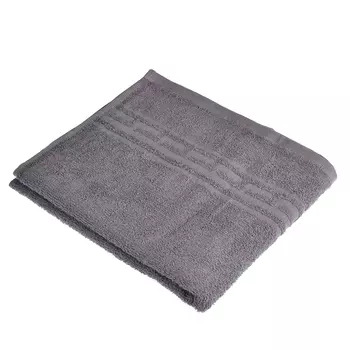 Полотенце для лица махровое, хлопок, 50х80см, серое, "Лайт"