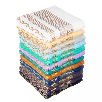 Полотенце махровое, 100% хлопок, 50х90см, 480гр/м, "Альто", 12 цветов ПГ-38083