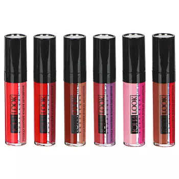 Помада для губ ЮниLook, матовая жидкая 2-х цветная, 4,5 мл, 6 тонов