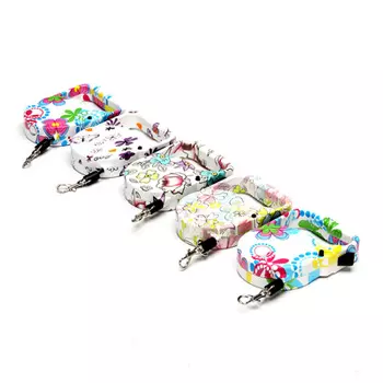 Поводок-рулетка телескопический, пластик, текстиль, 3 м, 5 цветов