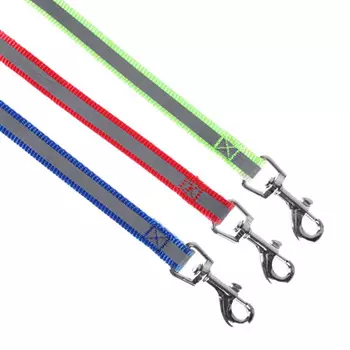 Поводок, текстиль, пластик, 2,5х150 см, 3 цвета
