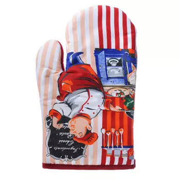 Прихватка-варежка для кухни VETTA Шеф-повар 27см, полиэстер