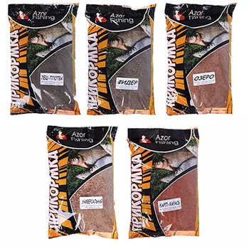 Прикормка AZOR FISHING 900 гр, 5 видов