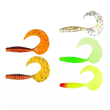 Приманка мягкая AZOR FISHING K.Good , силикон, 9см, 12шт., 3 цвета