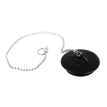 Пробка для ванны с цепочкой, резина, 29 см, d4,5 см