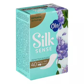 Прокладки ежедневные OLA! Silk Sense DAILY DEO Лепестки акации, 40 шт.