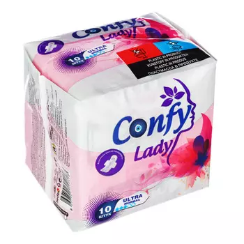 Прокладки гигиенические CONFY Lady ULTRA NORMAL, 10шт