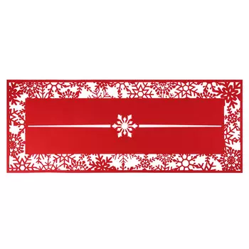 PROVANCE Асти Дорожка фетровая для сервировки стола, 35х90см, 100% полиэстер, красный
