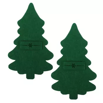 PROVANCE Асти Подставка фетровая под столовые приборы, 2шт в комплекте, 100% полиэстер, зеленый