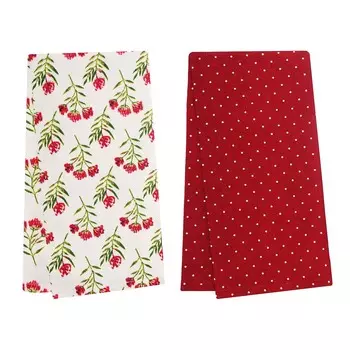 PROVANCE Комплект полотенец кухонных 2шт, 100% хлопок, 40х60см, "Мечта", 2 дизайна