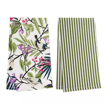 PROVANCE Комплект полотенец кухонных 2шт, 100% хлопок, 40х60см, "Нежность", 2 дизайна